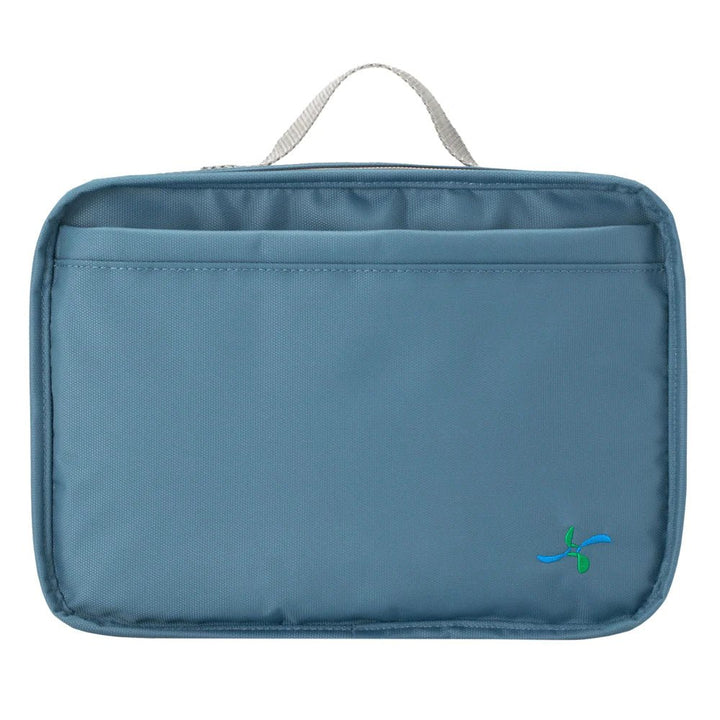Diabetes Reisetasche mit Gepäckgurt - Stahlblau - von Zuckerschmuck