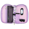 Diabetes Zubehörtasche "Tessa Purple Floral" - von Zuckerschmuck