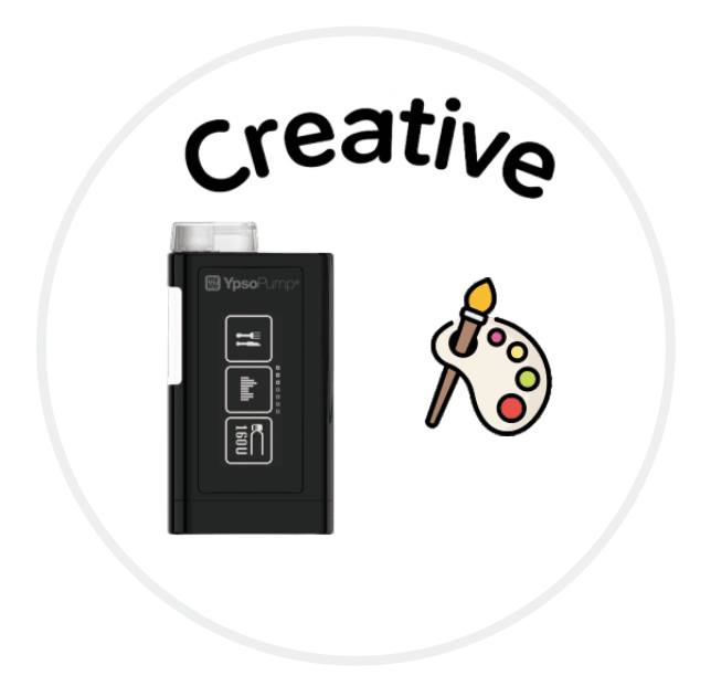YpsoPump Sticker "CREATIVE"