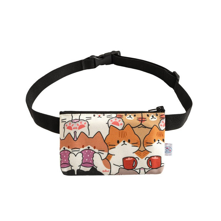 Insulinpumpentasche (12cmx7cm) KITTEN mit flexiblem Band für Kinder und Erwachsene - von Zuckerschmuck