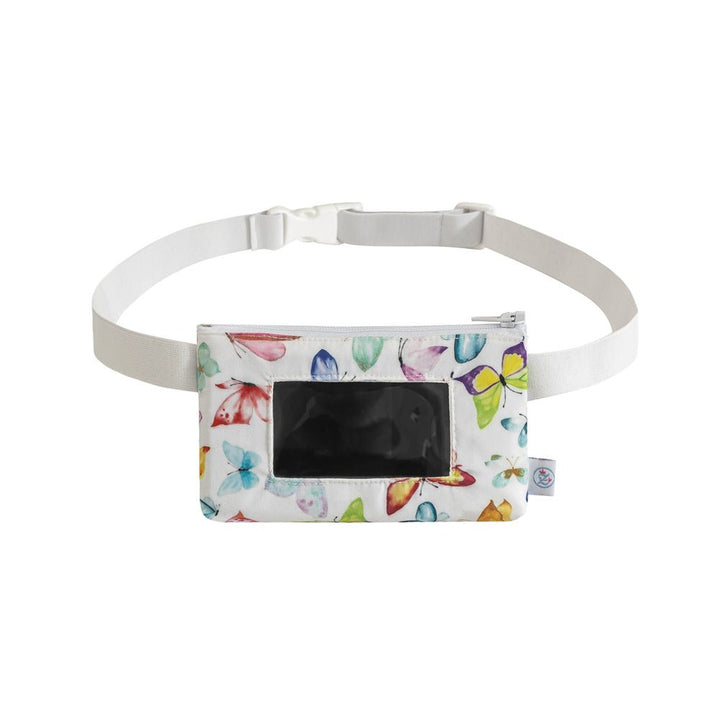 Insulinpumpentasche Butterfly mit Sichtfenster und flexiblem Gurt 65cm (3 - 99 Jahre) - von Zuckerschmuck