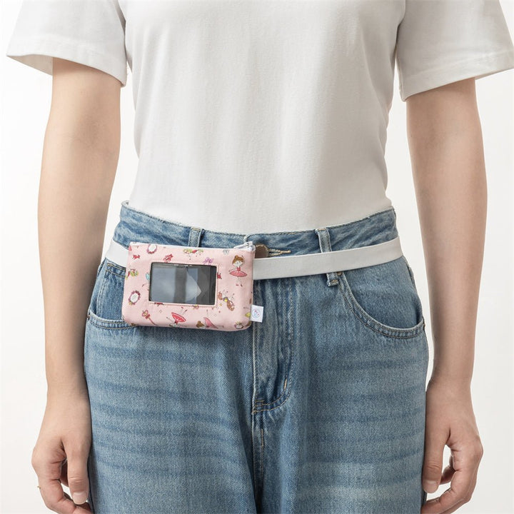 Insulinpumpentasche Ballett mit Sichtfenster und flexiblem Gurt 65cm (3 - 99 Jahre) - von Zuckerschmuck