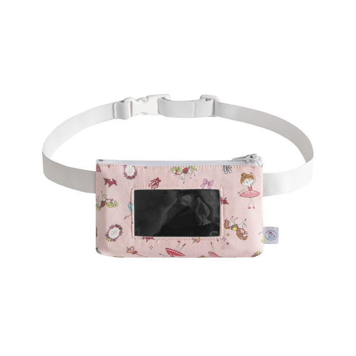 Insulinpumpentasche Ballett mit Sichtfenster und flexiblem Gurt 65cm (3 - 99 Jahre) - von Zuckerschmuck