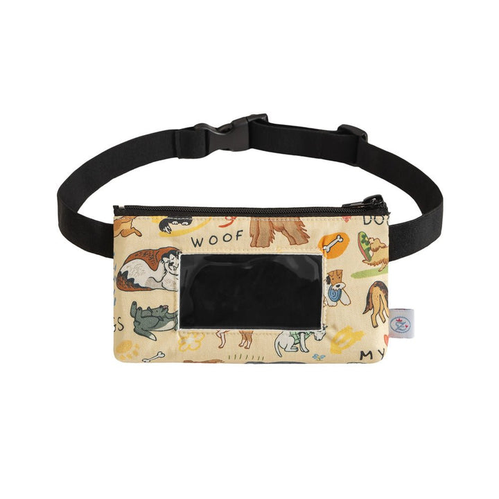 Insulinpumpentasche DOGS mit Sichtfenster und flexiblem Gurt (50cm) für Kleinkinder ab 1 Jahr - von Zuckerschmuck