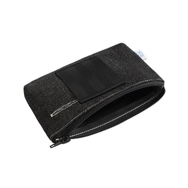 Insulinpumpentasche JEANS SCHWARZ mit Gürtelschlaufe - von Zuckerschmuck