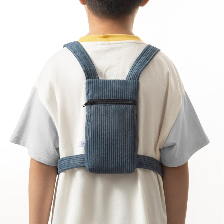 NEU: Insulinpumpenrucksack für Kinder mit Platz für CGM Reader/Handy "BLAU" - von Zuckerschmuck