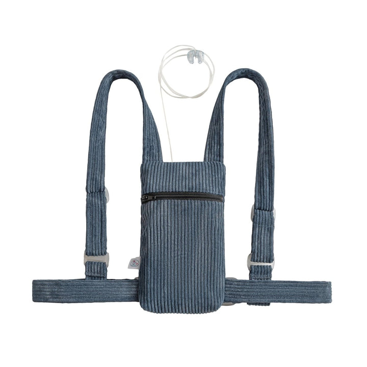 NEU: Insulinpumpenrucksack für Kinder mit Platz für CGM Reader/Handy "BLAU" - von Zuckerschmuck