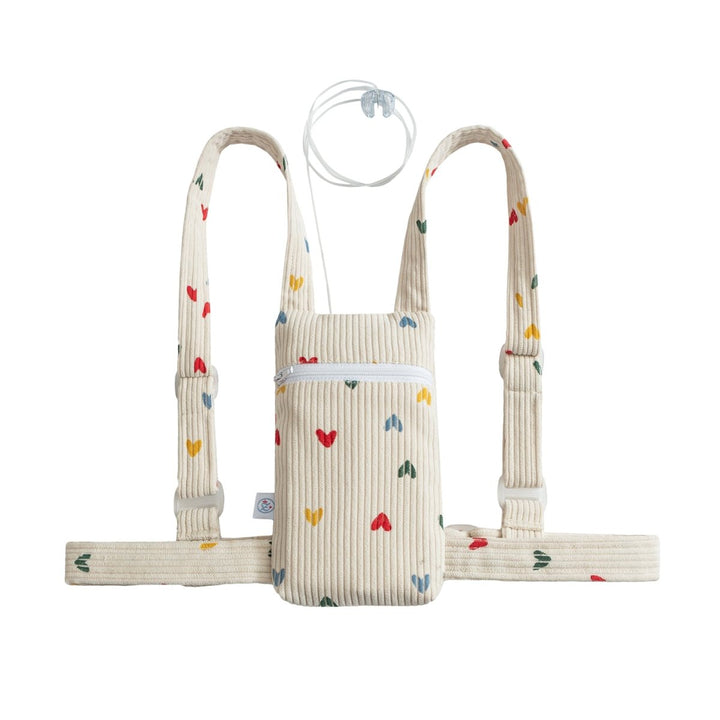 NEU: Insulinpumpenrucksack für Kinder mit Platz für CGM Reader/Handy "HERZ" - von Zuckerschmuck