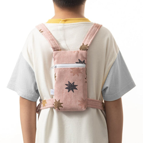 NEU: Insulinpumpenrucksack für Kinder mit Platz für CGM Reader/Handy "STERNE"