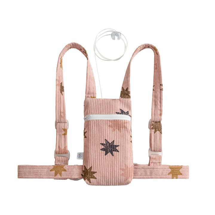 NEU: Insulinpumpenrucksack für Kinder mit Platz für CGM Reader/Handy "STERNE" - von Zuckerschmuck