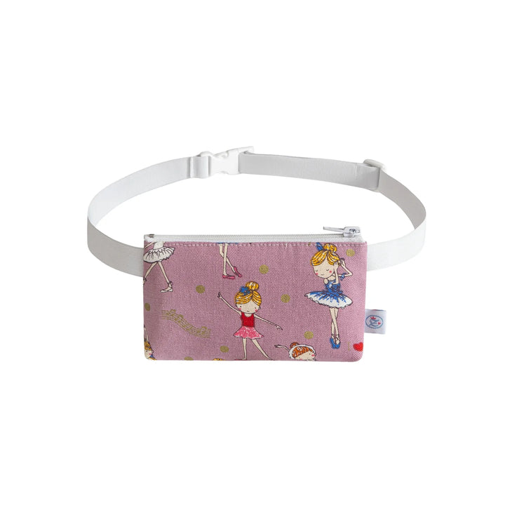 Funda para bomba "Ballett" para bombas de insulina: funda para bomba de insulina rosa con banda flexible como cinturón y para lectores MCG, para niños