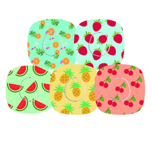 5x Design Tape + Sticker ''Fruits'' – Dexcom G7