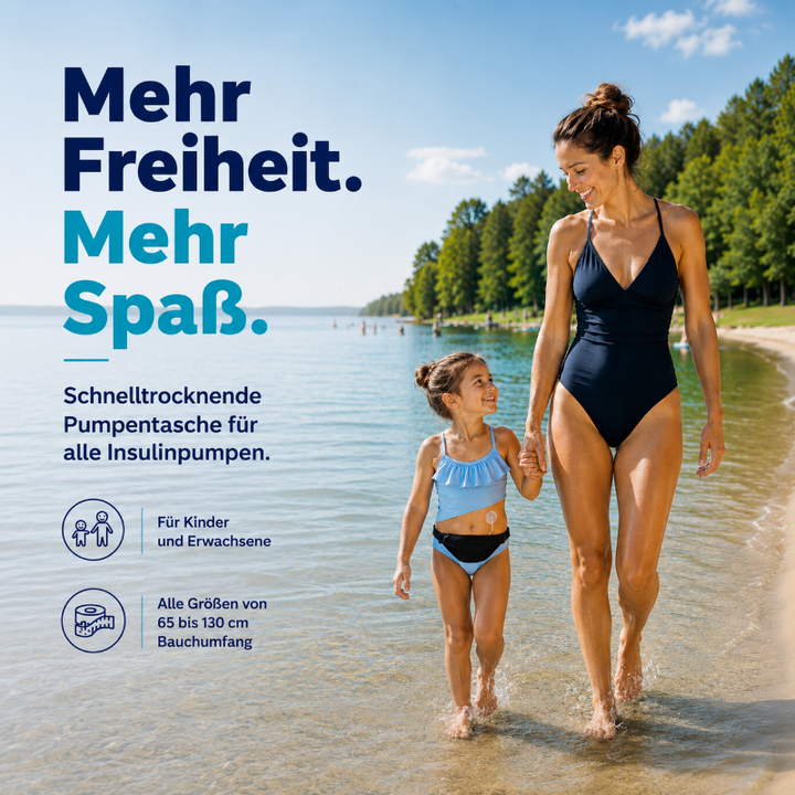 Zuckerschmuck Bade - Pumpentasche Strand Urlaub Ferien