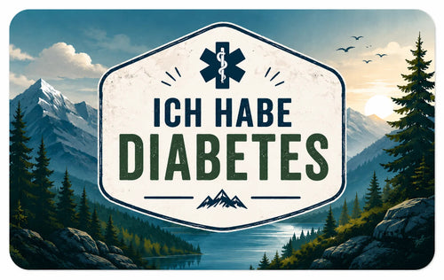 Medical ID Karte für Diabetiker ''Forest''
