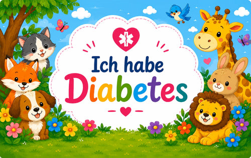 Medical ID Karte für Diabetiker ''Tiere''