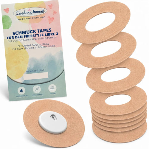 Sparpack 10 + 1 SCHMUCK Tape Oval Beige (z.B. Libre 3)