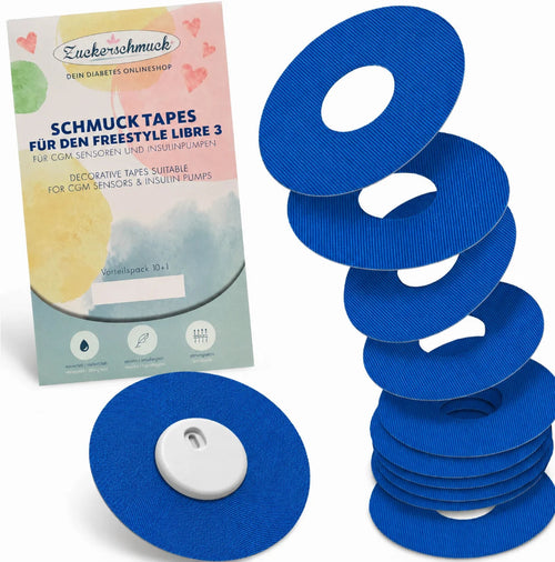 Sparpack 10+1 gratis SCHMUCK Tape Ring Navy (Libre 3)