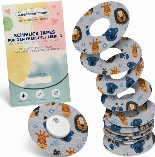 Sparpack 10+ 1 gratis SCHMUCK Tape SENSITIV Tiere (z.B. Libre 3)