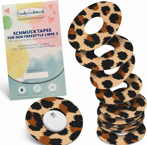 Sparpack 10+1 gratis SCHMUCK Tape Ring Leo NEU (z.B. Libre 3)