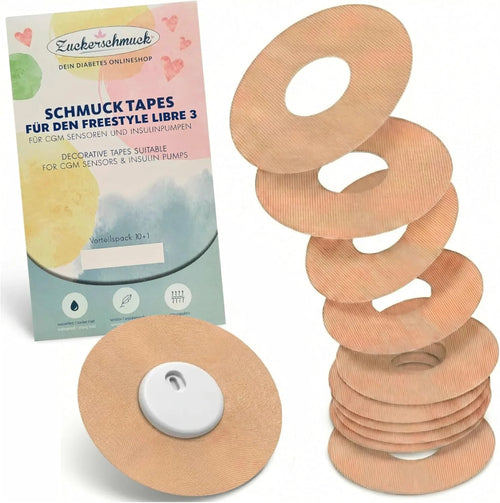 Sparpack SCHMUCK Tape Beige (z.B. Libre 3)