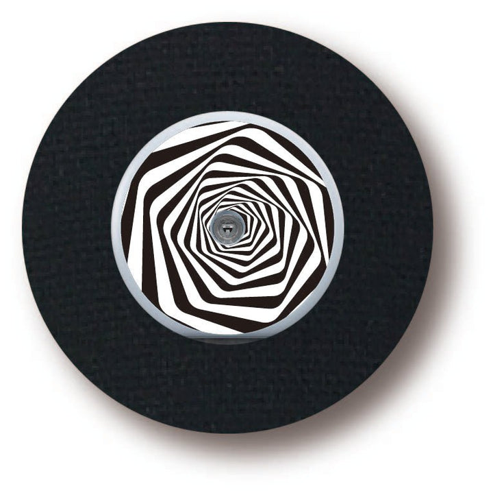 SPARPACK: 4x Accu - Chek SmartGuide Sticker "Black and White" - von Zuckerschmuck