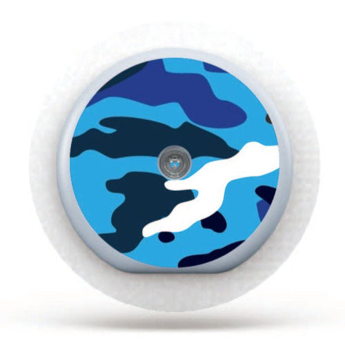 SPARPACK: 4x Accu-Chek SmartGuide Sticker "Camouflage"