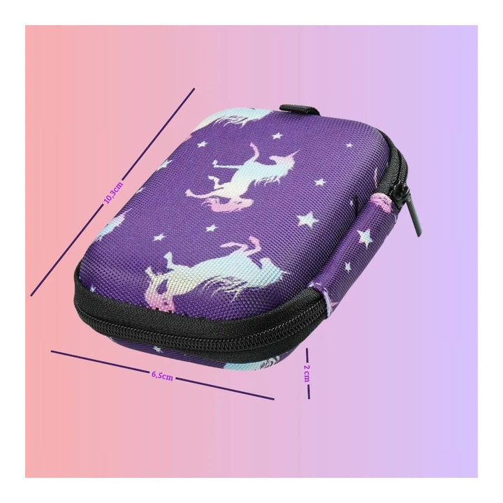 Diabetes Zubehör Tasche mit Karabinerhaken für Blutzuckermessgeräte "EINHORN" - von Zuckerschmuck
