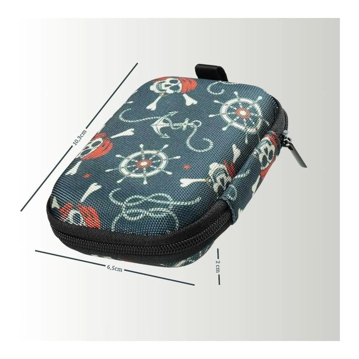 Diabetes Zubehör Tasche mit Karabinerhaken für Blutzuckermessgeräte "PIRAT" - von Zuckerschmuck