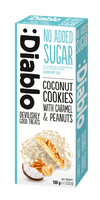 Diablo zuckerfreie Kokoskekse mit Karamell und Erdnüssen (100g) nur 3,3 g anrechenb. KH/pro Cookie - von Zuckerschmuck