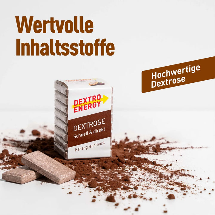Cubes de dextrose au cacao Dextro Energy