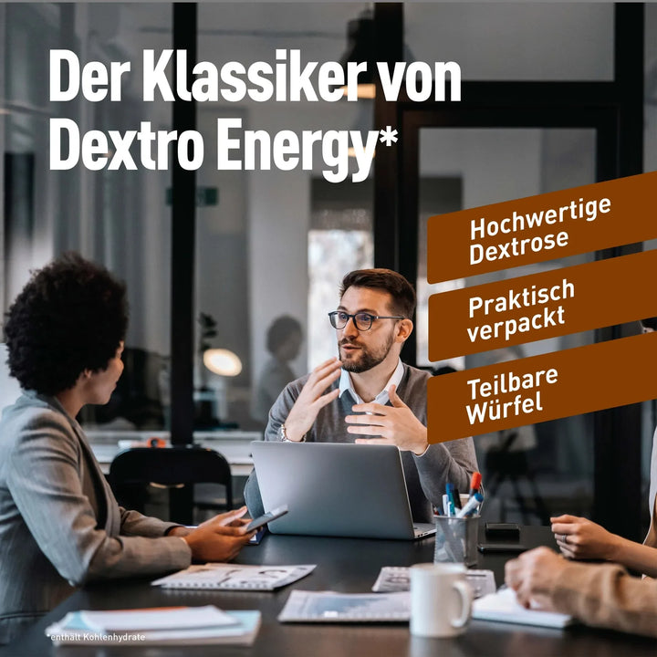 Cubes de dextrose au cacao Dextro Energy