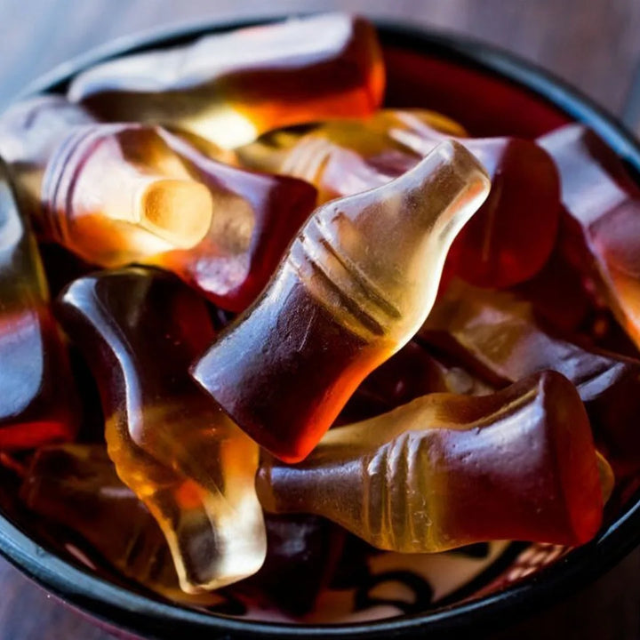 Bouteilles Cola Diablo, sans sucre (75 g, seulement 1,8 g de glucides comptabilisables* par sachet)