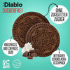 Biscuits Diablo : biscuits sandwich noirs sans sucre à la crème vanille (176 g, emballés individuellement, seulement 4,5 g de glucides par biscuit)