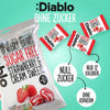 Diablo zuckerfreie Erdbeer-Sahne-Bonbons, Bonbons ohne Zucker (75 g, 0,6 g anrechenbare KH* je 100 g)