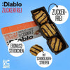 Diablo Kekse: zuckerfreie Erdnusskekse mit Schokostreifen