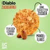 Diablo Cookies: galletas de almendra sin azúcar (145 g, 5 g de HC* contabilizables por galleta)