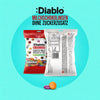 Diablo sans sucre : lentilles au chocolat (40 g, 4,8 g de glucides comptabilisables*)