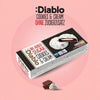 Diablo sans sucre : cookies, biscuits au chocolat blanc à la crème au lait (128 g, 3,2 g de glucides comptabilisables* par biscuit)