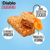 Diablo sans sucre : barre de muesli à l'abricot (30 g, seulement 14,7 g de glucides comptabilisables*)