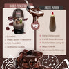 Salsa de chocolate sin azúcar Diablo, salsa de postre de chocolate (290 ml, 0,3 g de HC* computables por ración de 30 g)