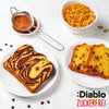 Diablo bizcocho marmolado sin azúcar (400 g, 23 g de HC* contabilizables por 100 g)