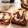 Diablo bizcocho marmolado sin azúcar (400 g, 23 g de HC* contabilizables por 100 g)