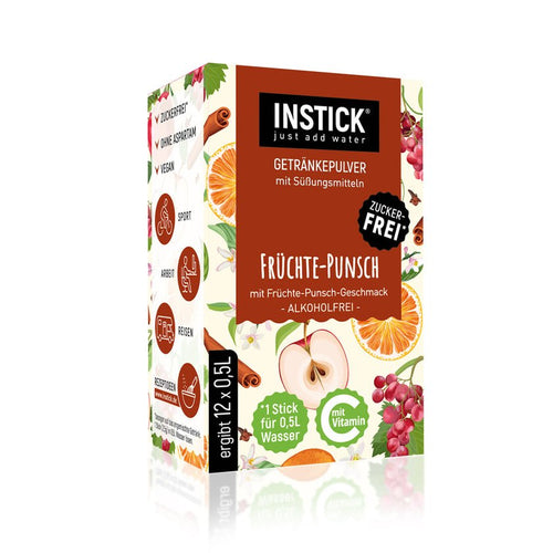 WINTER EDITION!!! INSTICK Früchtepunsch alkoholfrei 12x0,5l ohne KH/BE