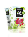 INSTICK Ice Tea frambuesa y lima, 12 unidades de polvo para preparar té helado sin azúcar, vegano (12 x 0,5 l, sin HC/BE)