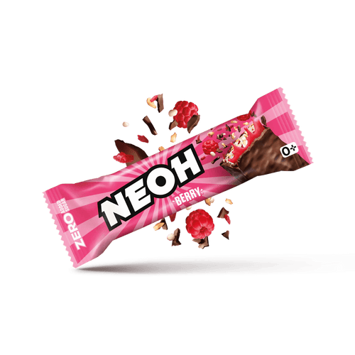 10+2 Sparpack NEOH BERRY BAR - beeriger Schokoriegel ohne Zucker - nur 3g anrechenb. KH/Riegel