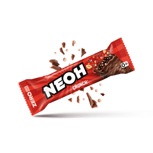 10+2 Sparpack NEOH CRUNCH BAR - Schokoriegel ohne Zucker - nur 2g anrechenb. KH/Riegel