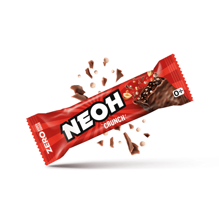 10+2 Sparpack NEOH CRUNCH BAR - Schokoriegel ohne Zucker - nur 2g anrechenb. KH/Riegel - von Zuckerschmuck