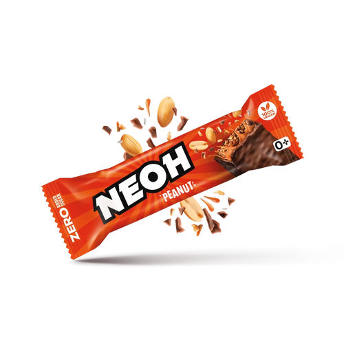 10+2 Sparpack NEOH PEANUT BAR - Schokoriegel ohne Zucker - nur 3g anrechenb. KH/Riegel