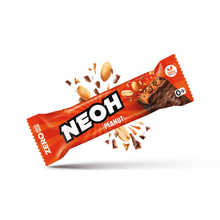 10+2 Sparpack NEOH PEANUT BAR - Schokoriegel ohne Zucker - nur 3g anrechenb. KH/Riegel - von Zuckerschmuck