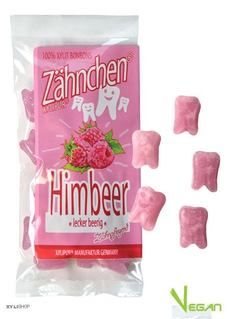 Zähnchen® HIMBEERE Xylitol Bonbons ohne BE
